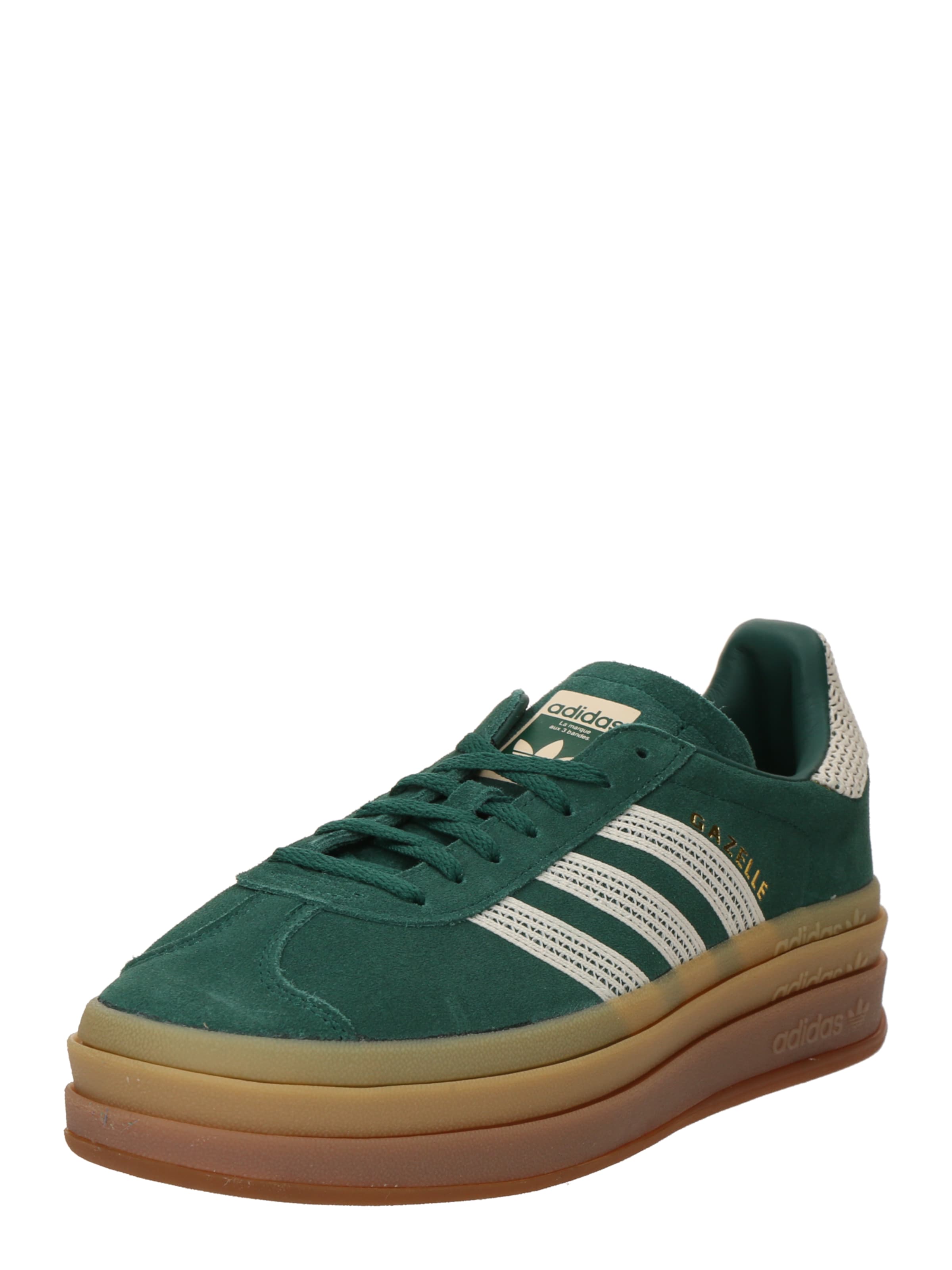 ADIDAS ORIGINALS Platform trainers 'GAZELLE BOLD' in Green: front