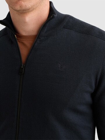 Pullover 'Cardigan in 100% cotton with zipper closure' di PME Legend in blu