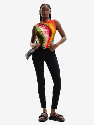 Desigual Slimfit Jeansy w kolorze czarny