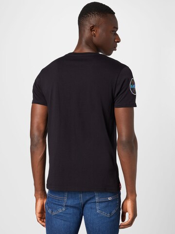 ALPHA INDUSTRIES Shirt 'Dark Side' in Black