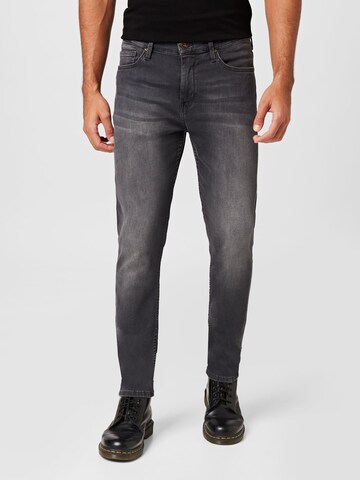 MUSTANG Regular Jeans 'Frisco' in Zwart: voorkant