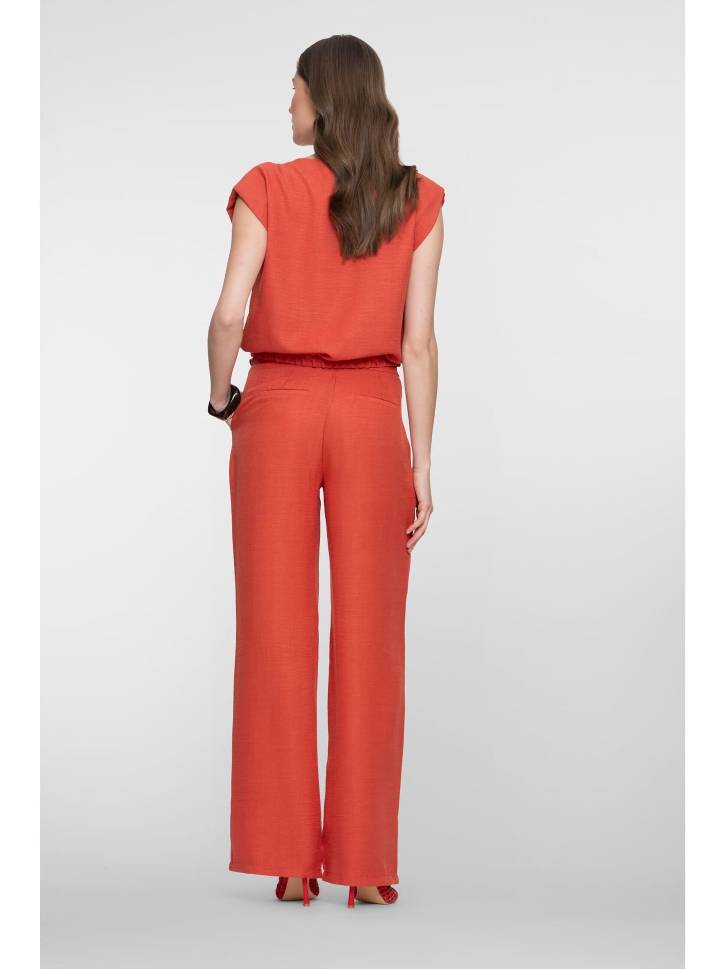 Geisha Baggy Trousers in Red