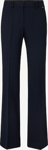 JOOP! Boot cut Pleated Pants in Blue: front