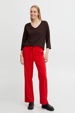 b.young Regular Pants in Red: front