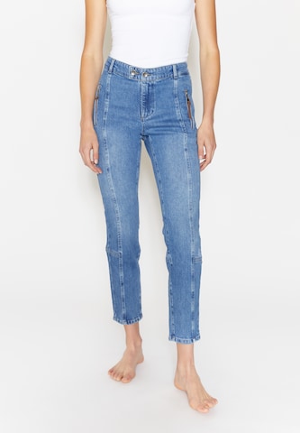 Angels Slimfit Jeans in Blauw: voorkant