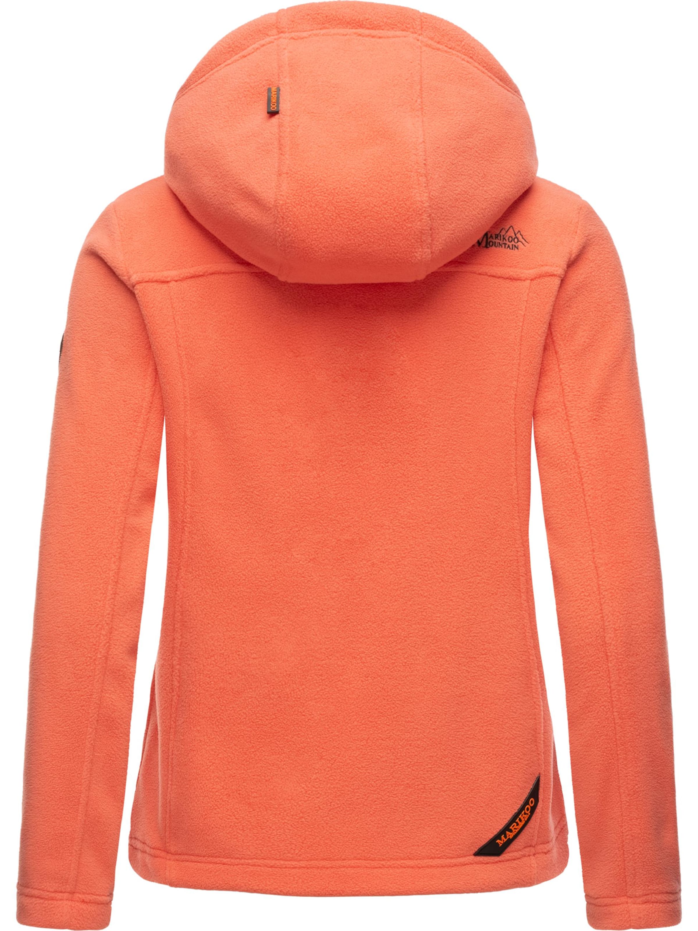 MARIKOO Fleecejakke 'Mount Iwaki' i orange