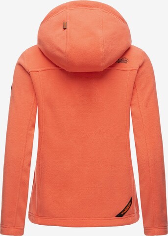 MARIKOO Fleece jacket 'Mount Iwaki' in Orange