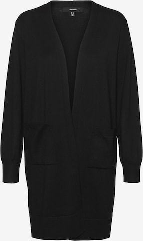 VERO MODAKardigan 'VMSilje' - crna boja: prednji dio