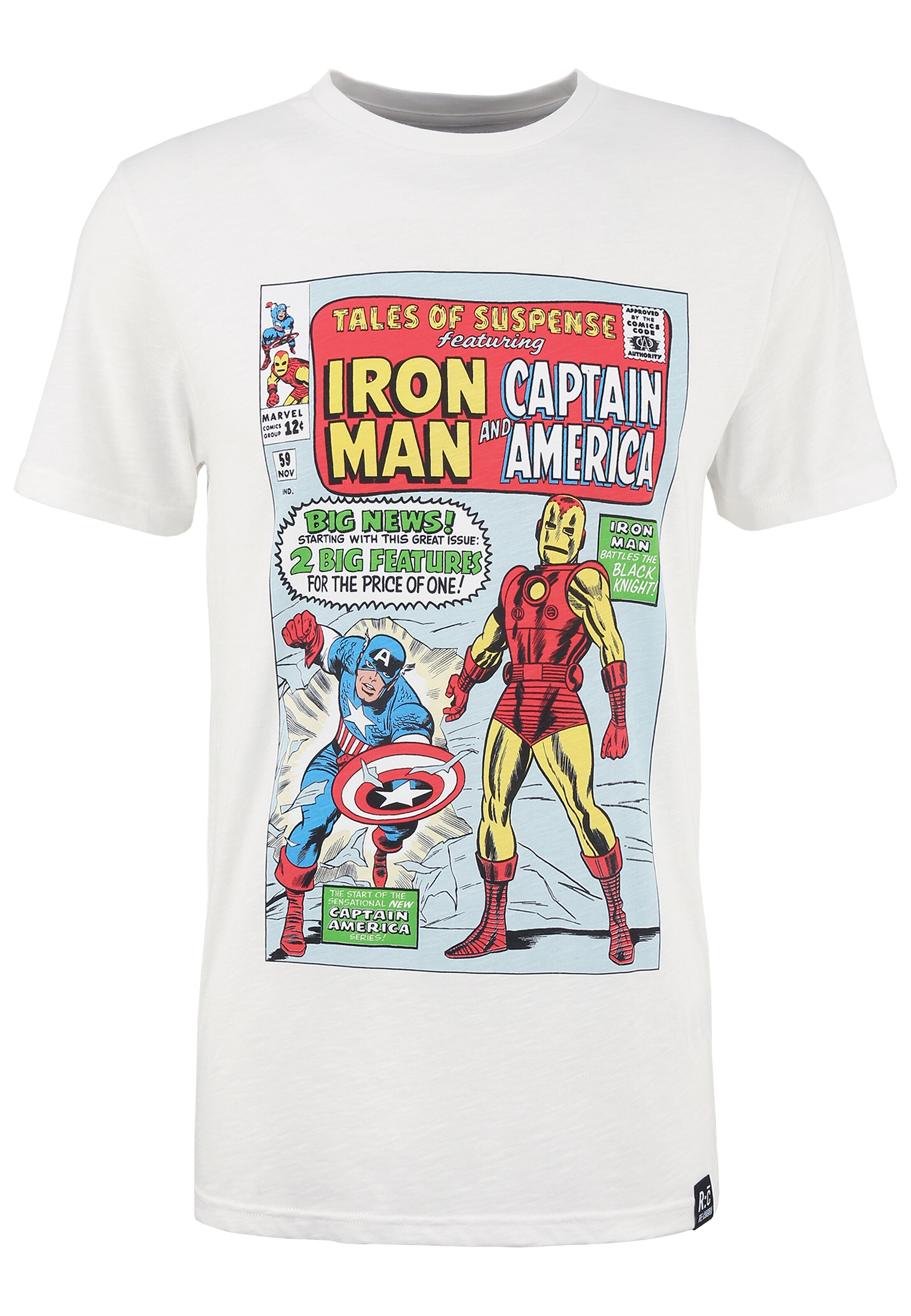 Recovered Shirt 'Marvel Tales Of Suspense' in White, Item view