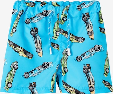 NAME IT Swimming shorts 'Hot Wheels Marko' in Blue: front