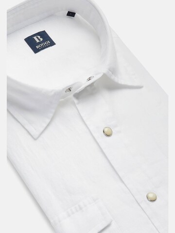 Boggi Milano Regular fit Button Up Shirt in White