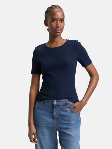 TOM TAILOR DENIM T-Shirt in Blau: Vorderseite