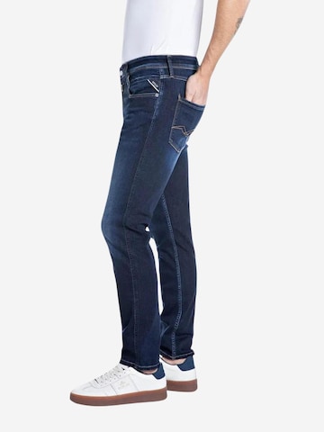 REPLAY - Slimfit Vaquero '10 OZ DARK INDIGO POWER STRETCH DENIM M0914 .000.41A 214' en azul
