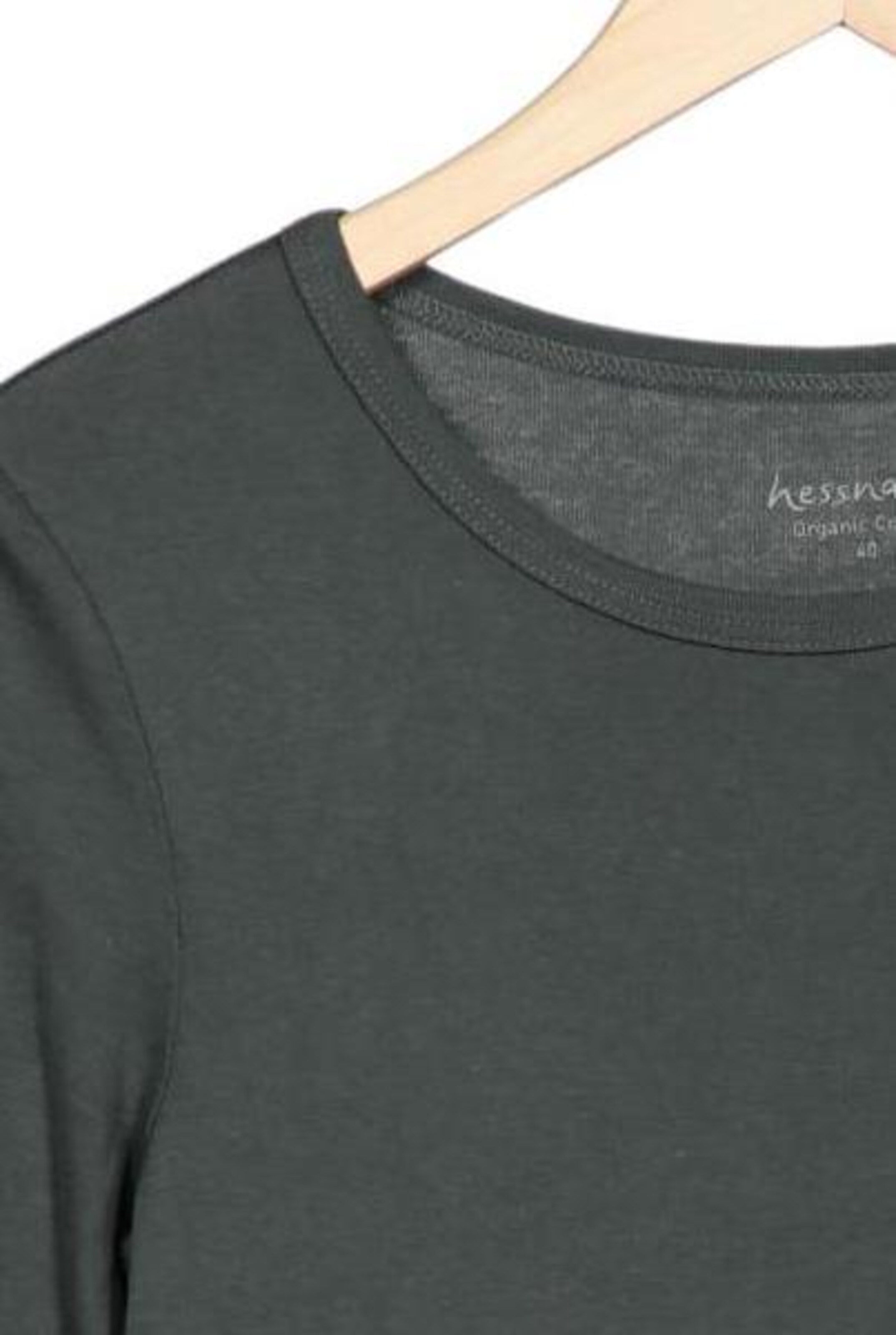 hessnatur Top & Shirt in L in Green