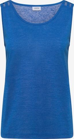 CECIL Top in Blau: Vorderseite