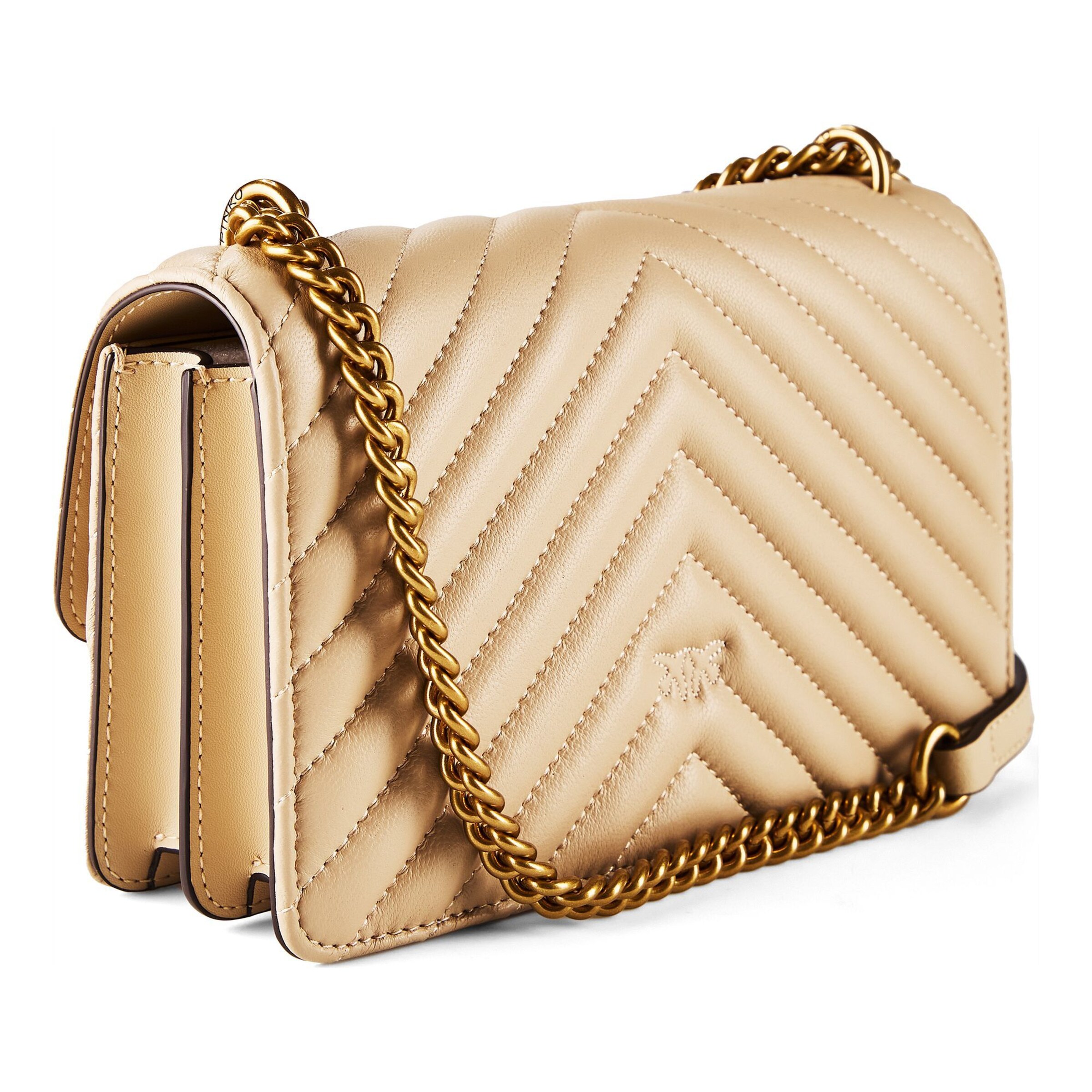 PINKO Umhängetasche 'Love One' in Beige