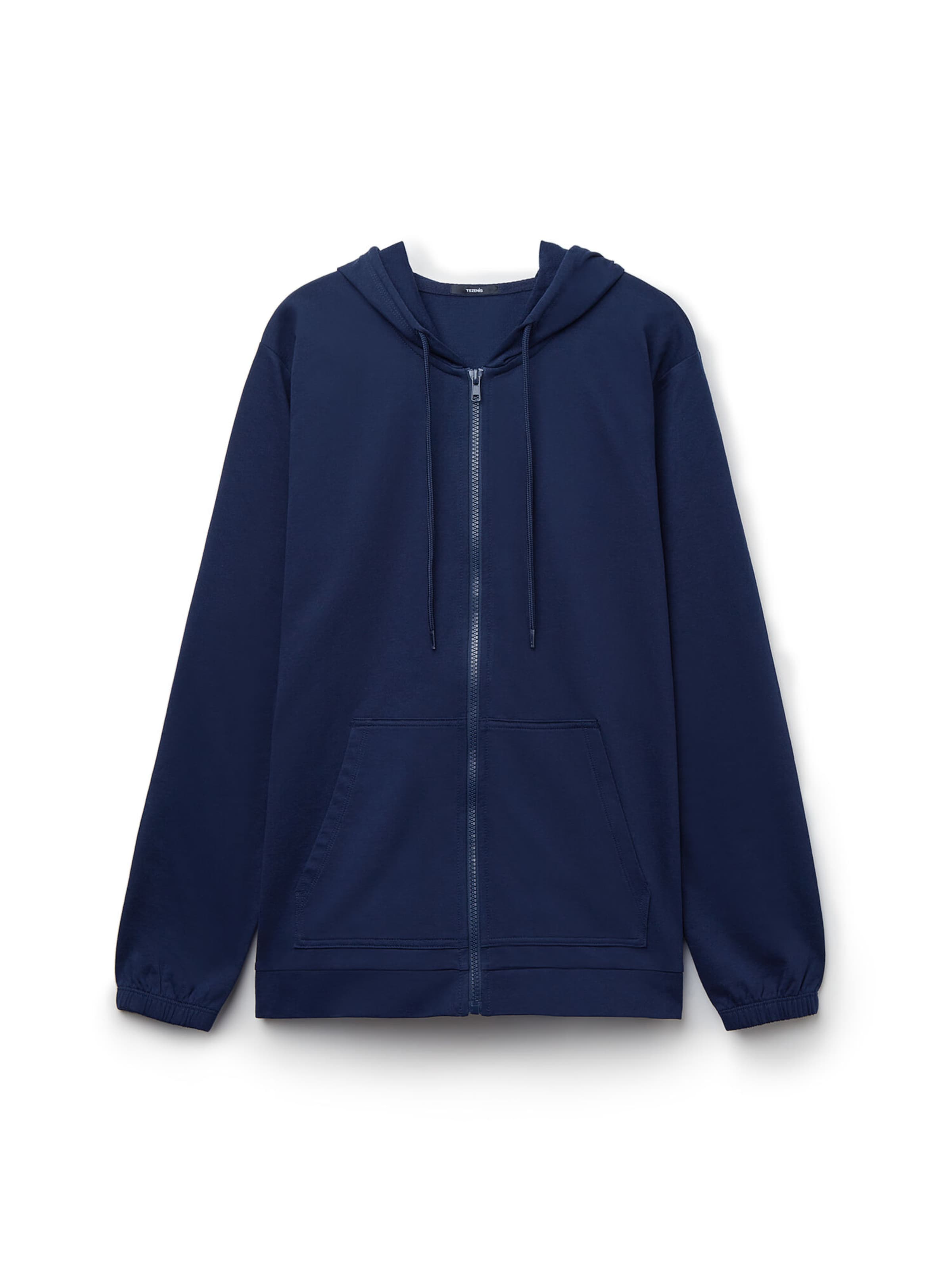 Tezenis Zip-Up Hoodie in Blue: front