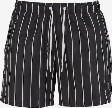 Shorts de bain Urban Classics en noir : devant