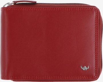 Portamonete di GOLDEN HEAD in rosso: frontale