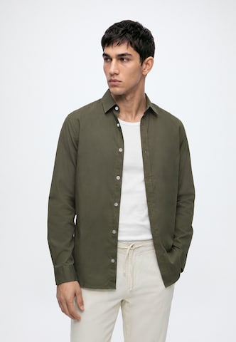 Slim fit Camicia 'JREBGAVIN' di JJ Rebel in verde: frontale