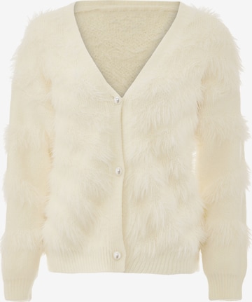 caspio Neuletakki värissä valkoinen: etupuoli