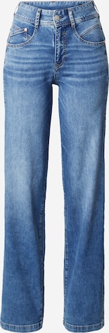 Herrlicher Bootcut Jeans 'Gila' in Blauw: voorkant