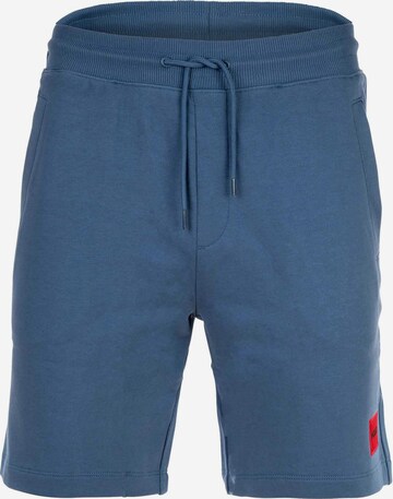 HUGO Broek in Blauw: voorkant