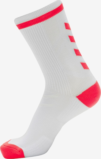 Hummel Chaussettes de sport 'ELITE INDOOR' en rouge feu / blanc, Vue avec produit