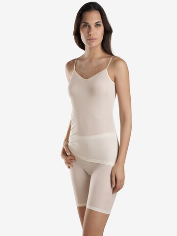 Haut ' Pure Silk ' Hanro en blanc : devant