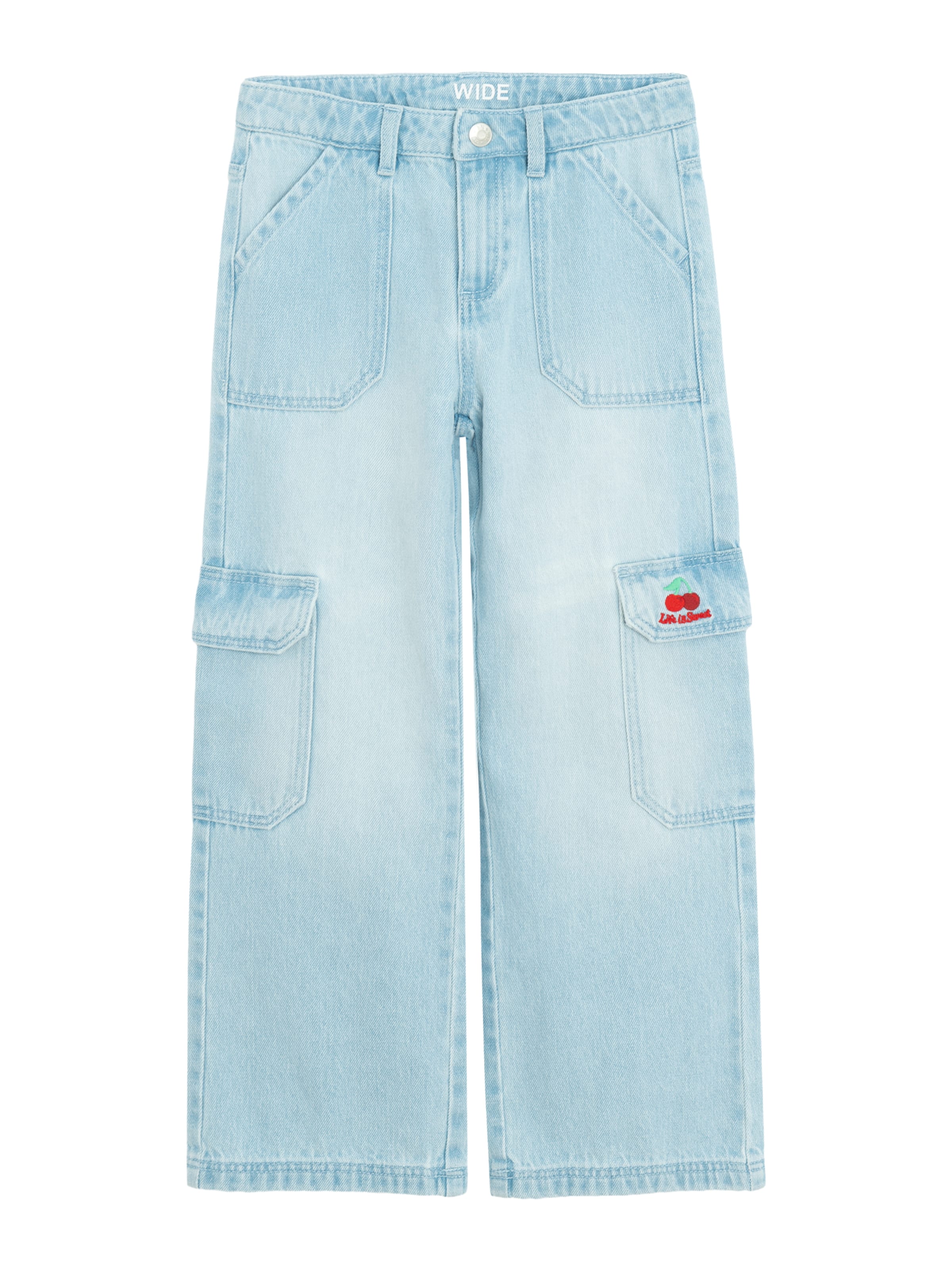 Cool Club Wide Leg Farkut värissä sininen: etupuoli