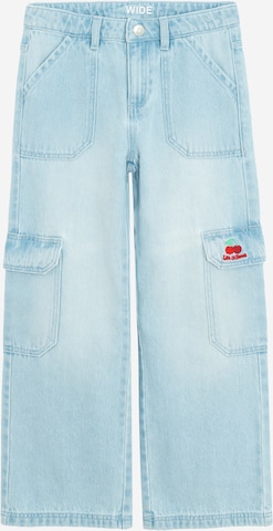 mėlyna Cool Club Plačios klešnės Džinsai: priekis