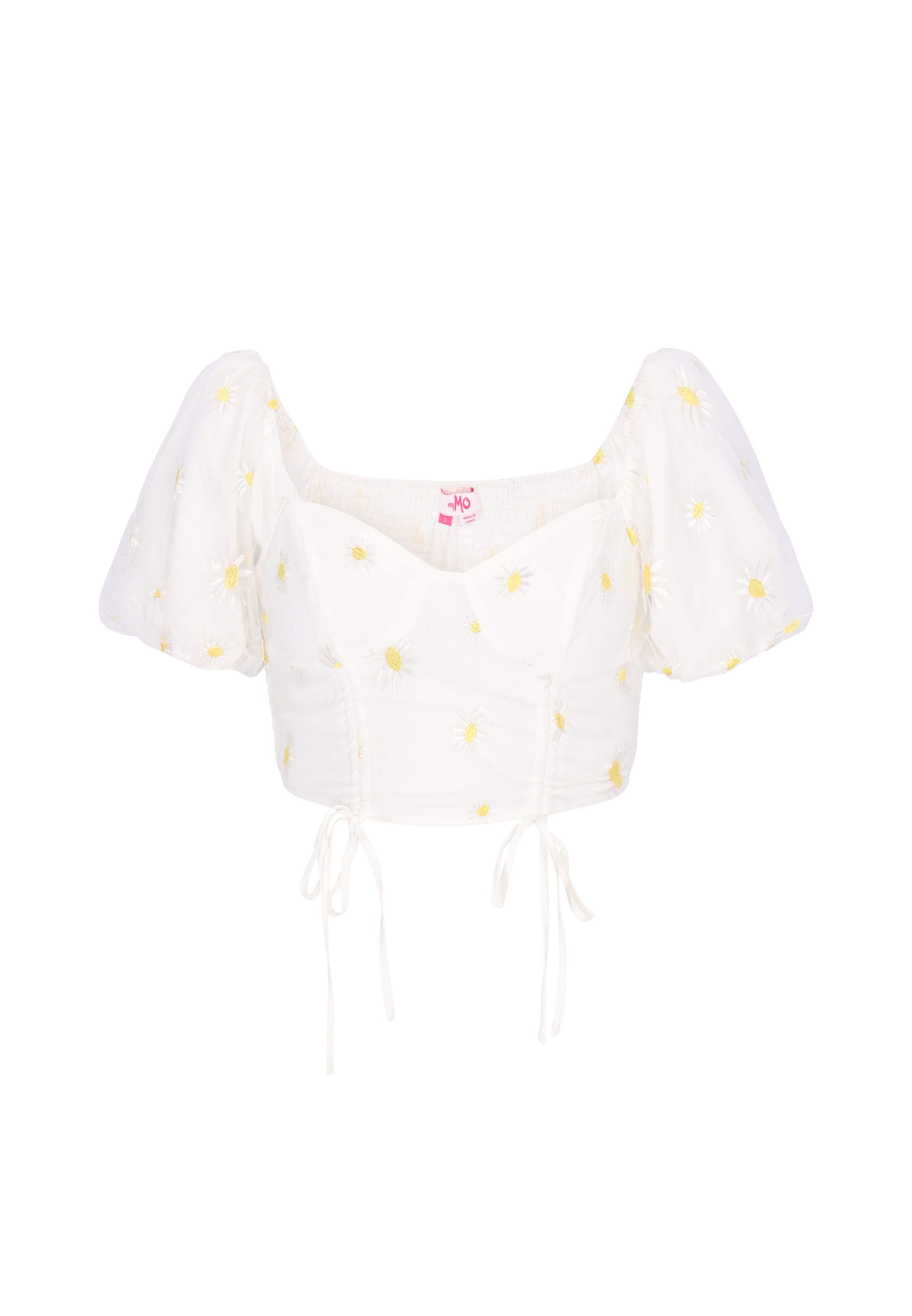 MYMO Blouse 'Young Fashion' in Wit: voorkant