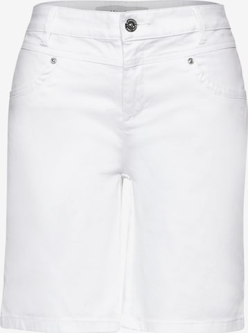 STREET ONE Regular Pants in White: front