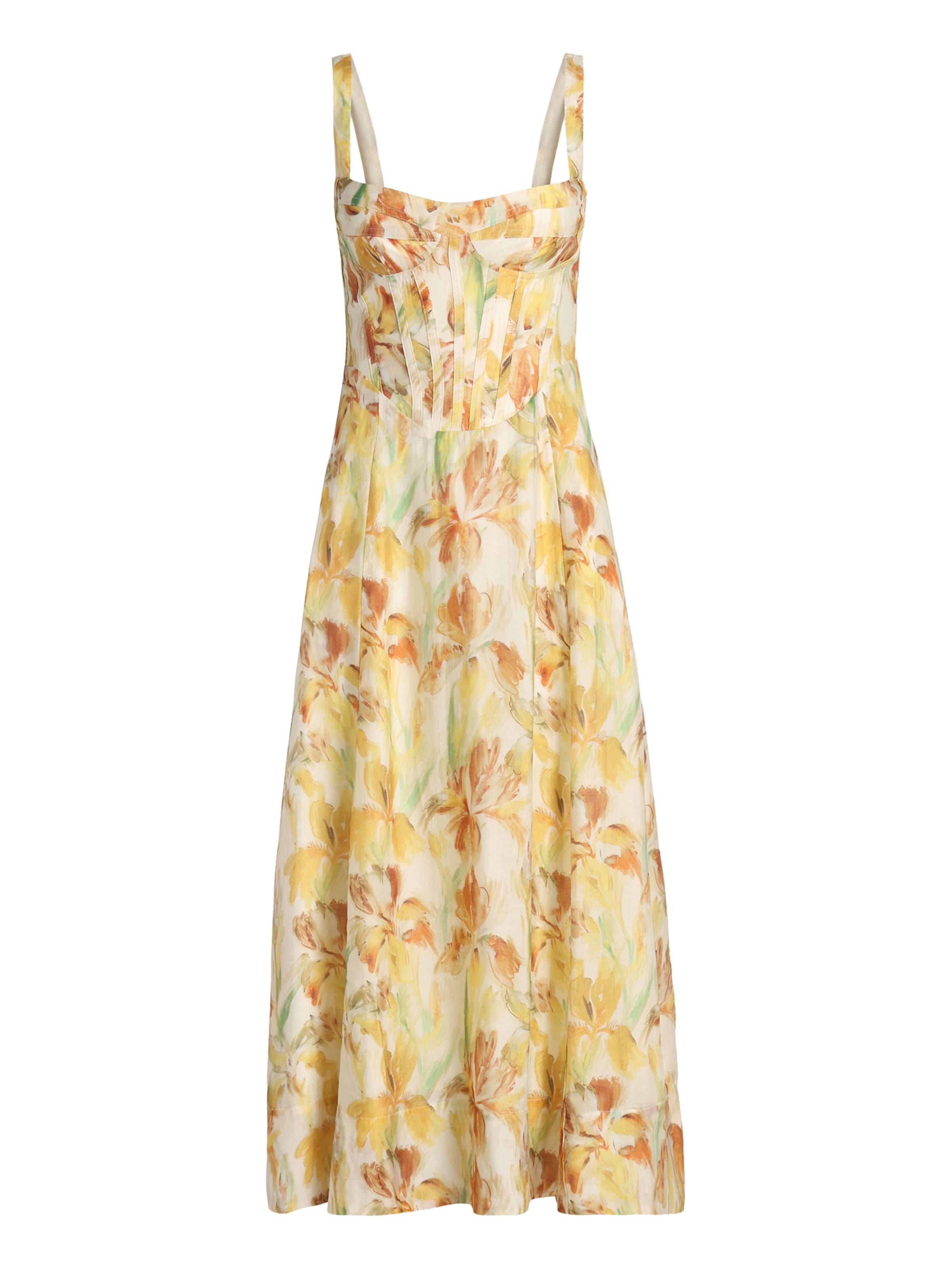 Bardot Kleid 'ADALINE' in Gelb: Vorderseite