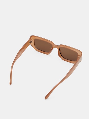 Pull&Bear Okulary przeciwsłoneczne w kolorze beżowy