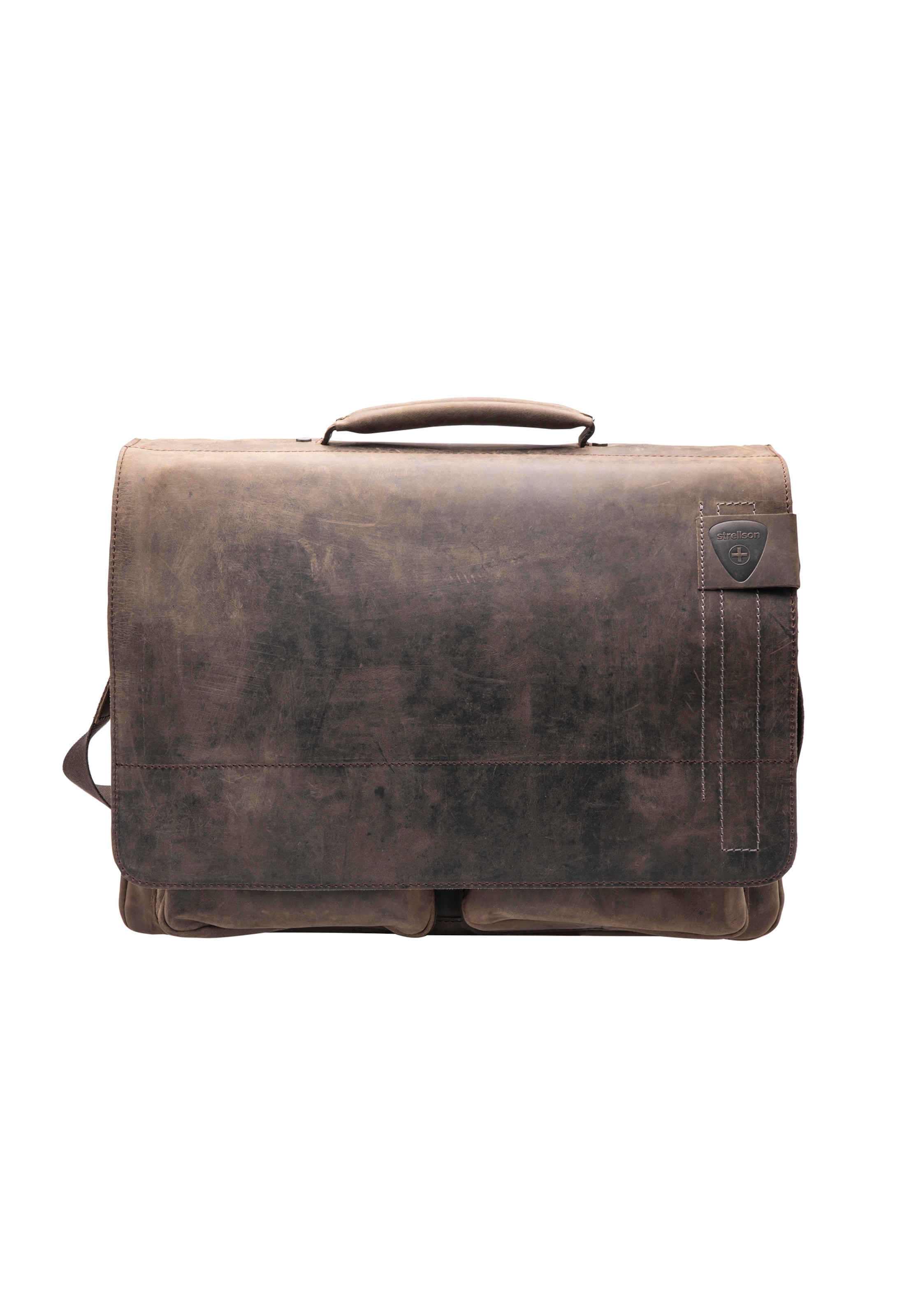 STRELLSON Portfölj &#x27;Richmond Jim&#x27; i brun: framsida