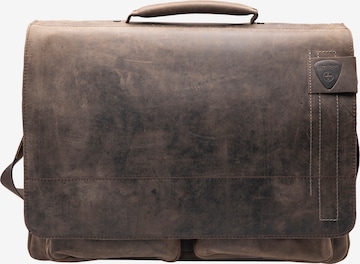 STRELLSON - Pasta 'Richmond Jim' em castanho: frente