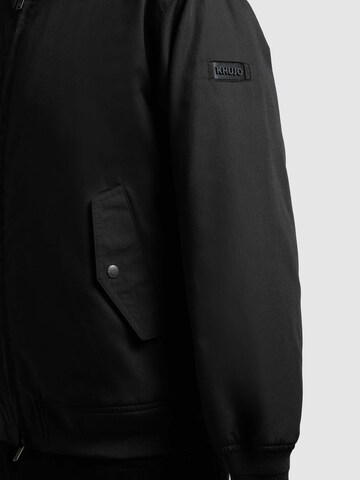 khujo - Chaqueta de entretiempo 'Agano' en negro