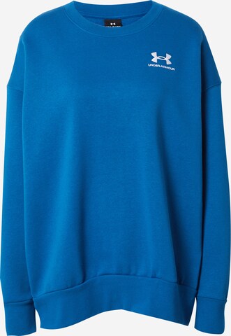 UNDER ARMOUR Sportovní mikina – modrá: přední strana