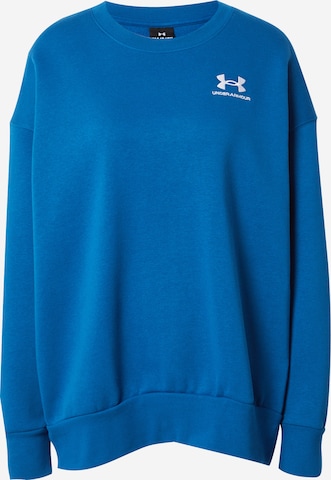 UNDER ARMOUR Αθλητική μπλούζα φούτερ σε μπλε: μπροστά