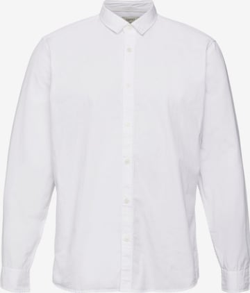 ESPRIT Slim Fit Skjorte i hvit: forside