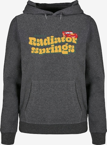 ABSOLUTE CULT Sweatshirt 'Cars - Welcome To Radiator Springs' in Grau: predná strana