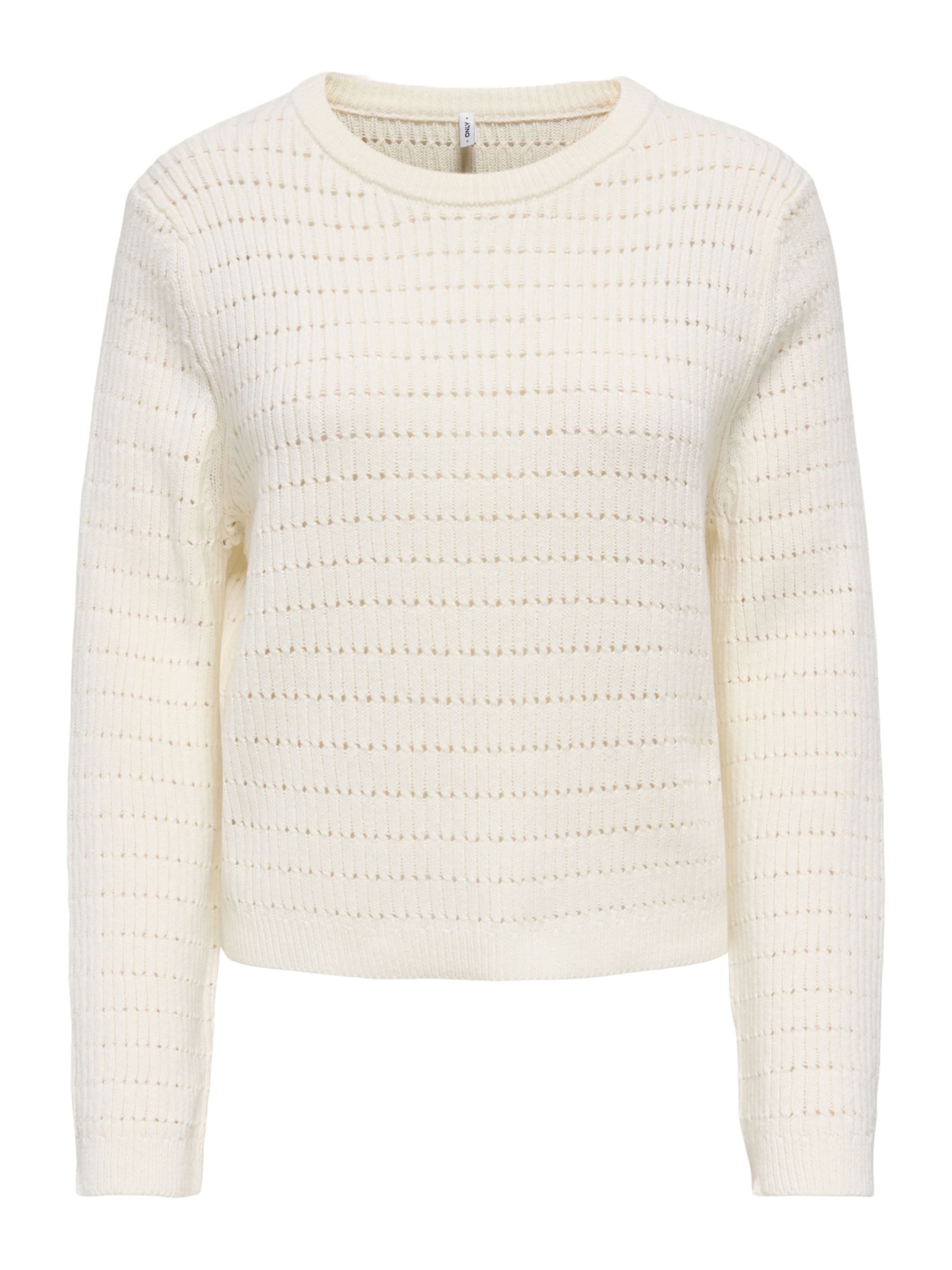 ONLY Pullover 'ONLAVIA' i hvid: forside