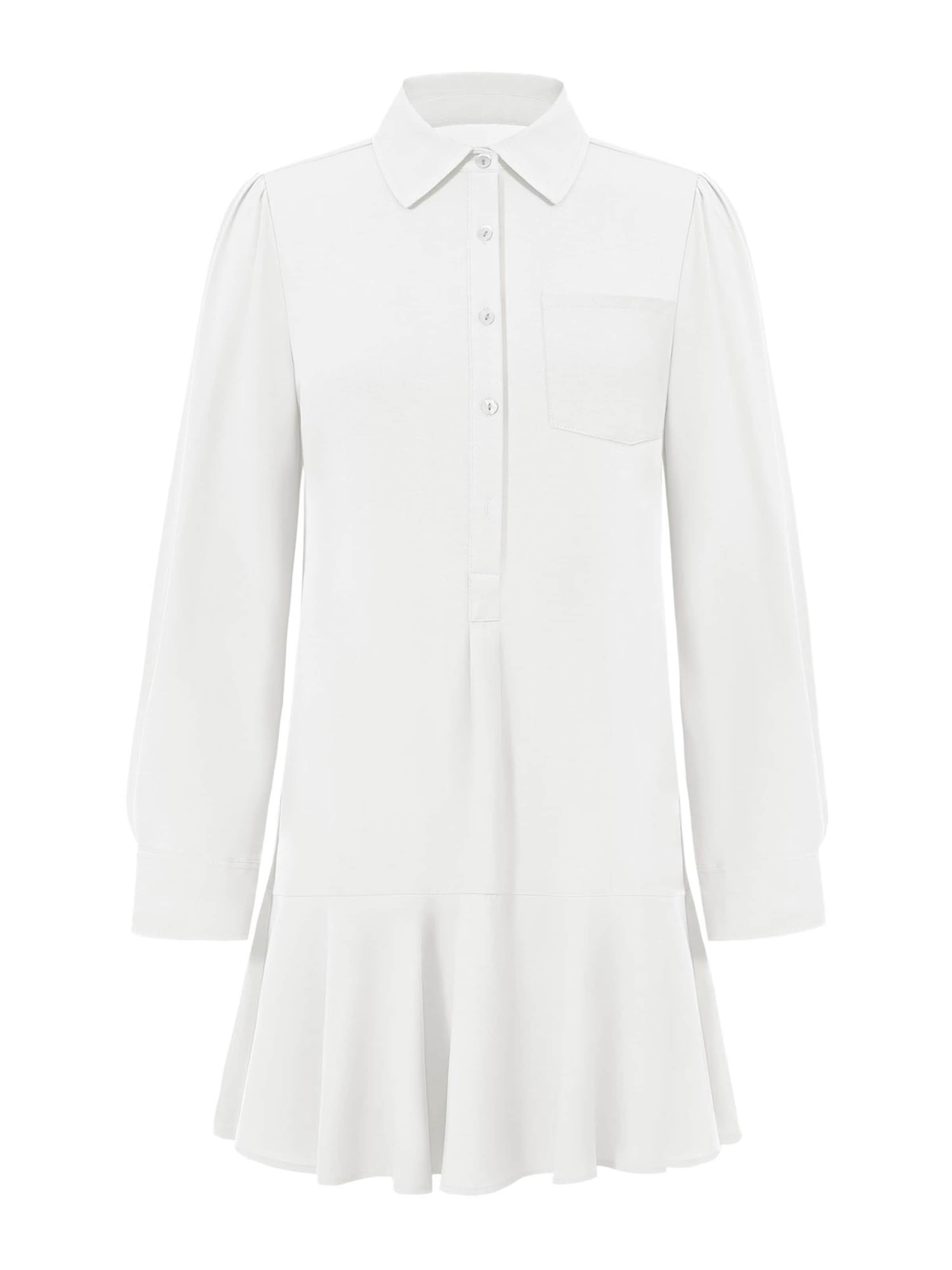 Imily Bela Рокля тип риза в бяло: отпред