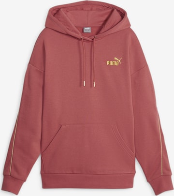 Sweat de sport 'ESS+ MINIMAL GOLD' PUMA en rouge : devant