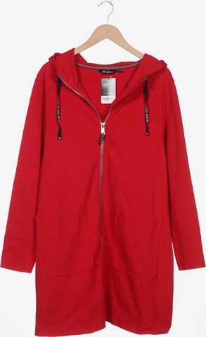 Ulla Popken Sweatshirt & Zip-Up Hoodie in 7XL in Red: front