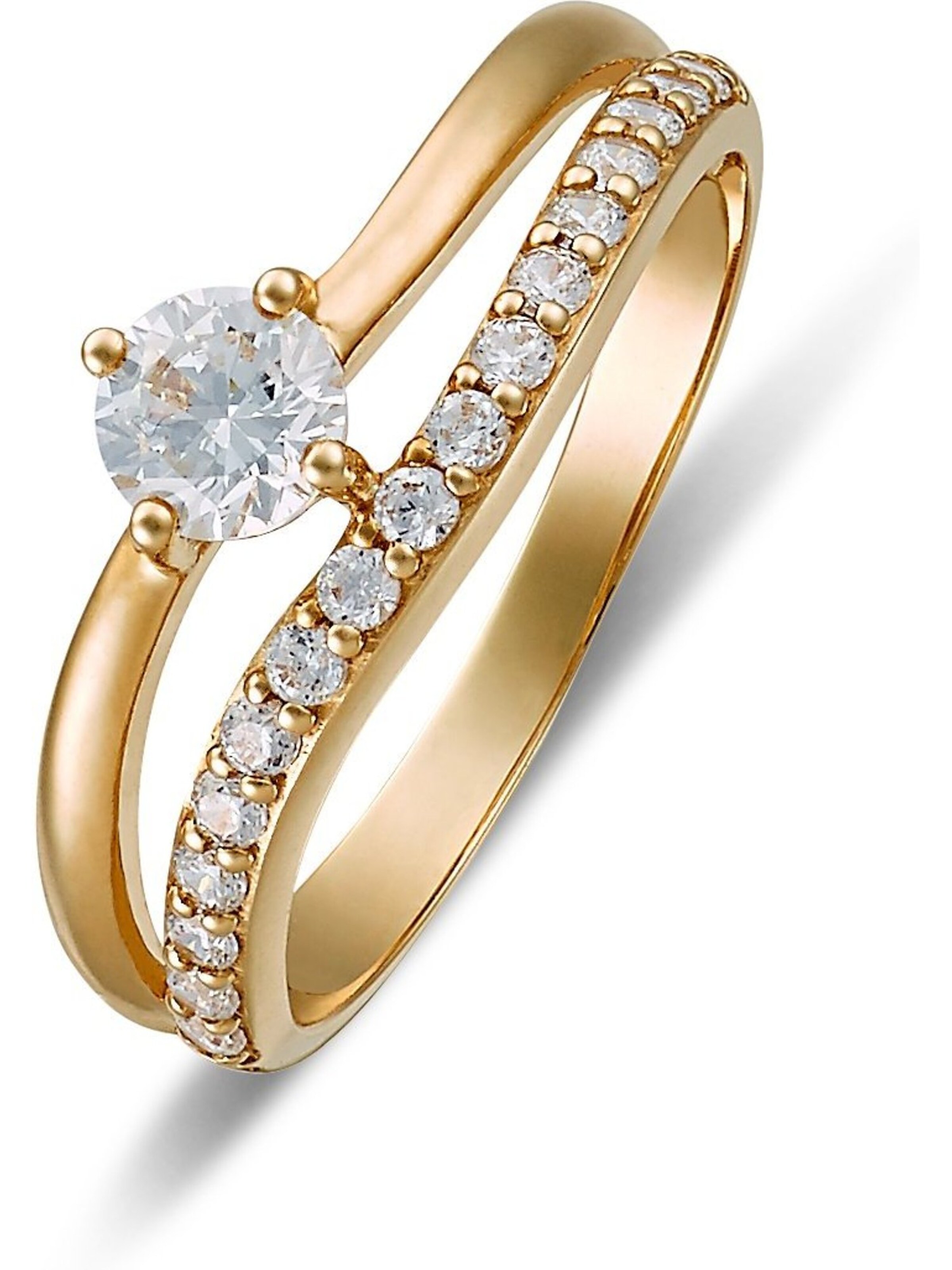 CHRIST Ring in Gold: Vorderseite