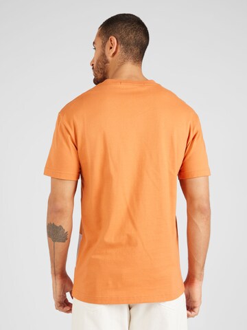 Calvin Klein Jeans T-Shirt 'STENCIL' in Orange