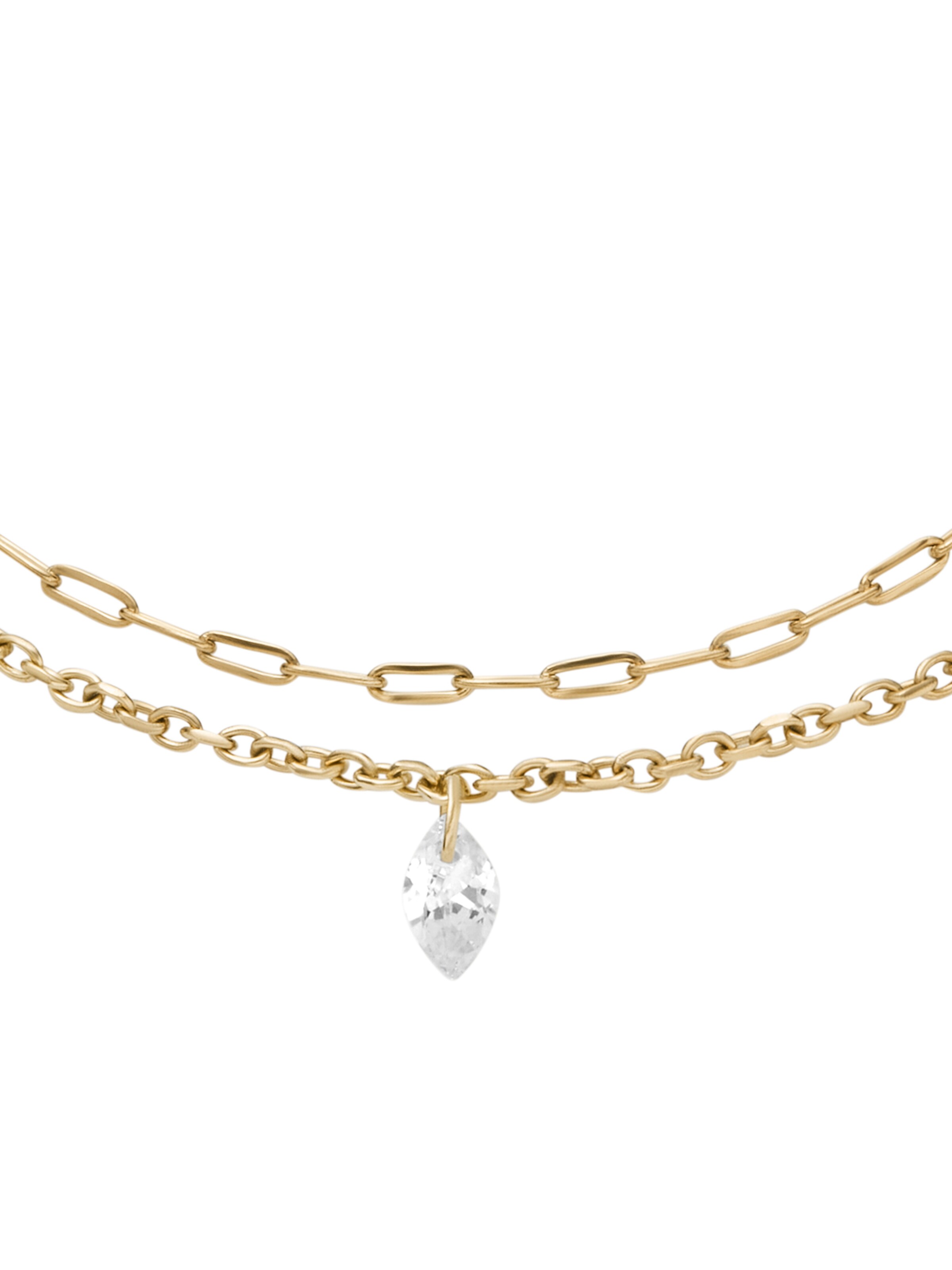 Bracelet 'Ellis' FOSSIL en or