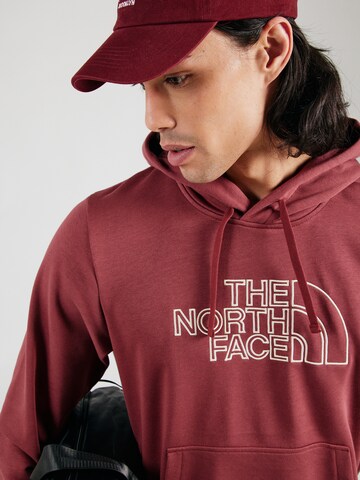 Felpa 'DREW PEAK' di THE NORTH FACE in rosso